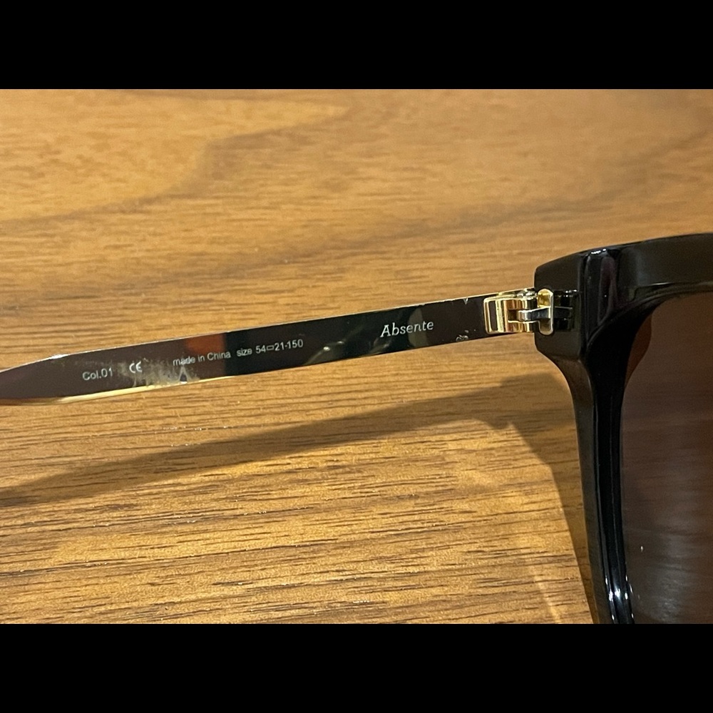 Gentle Monster Absente 01 Oversized Black Sunglasses w/ Case - Picture 5 of 8